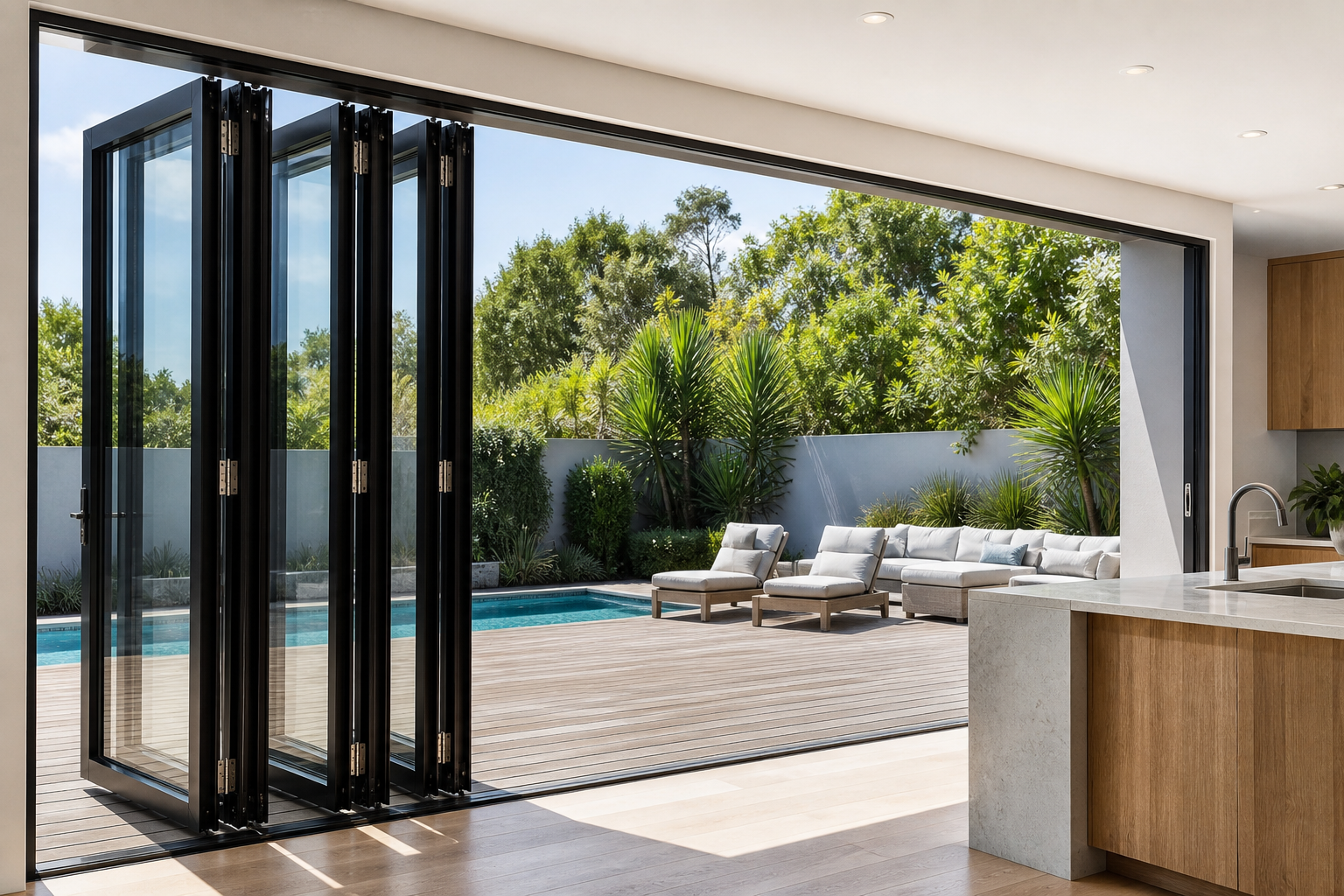VLX 100 Bifold / Folding Door in Doral, FL | Sightline Windows & Doors Doral - detail 4