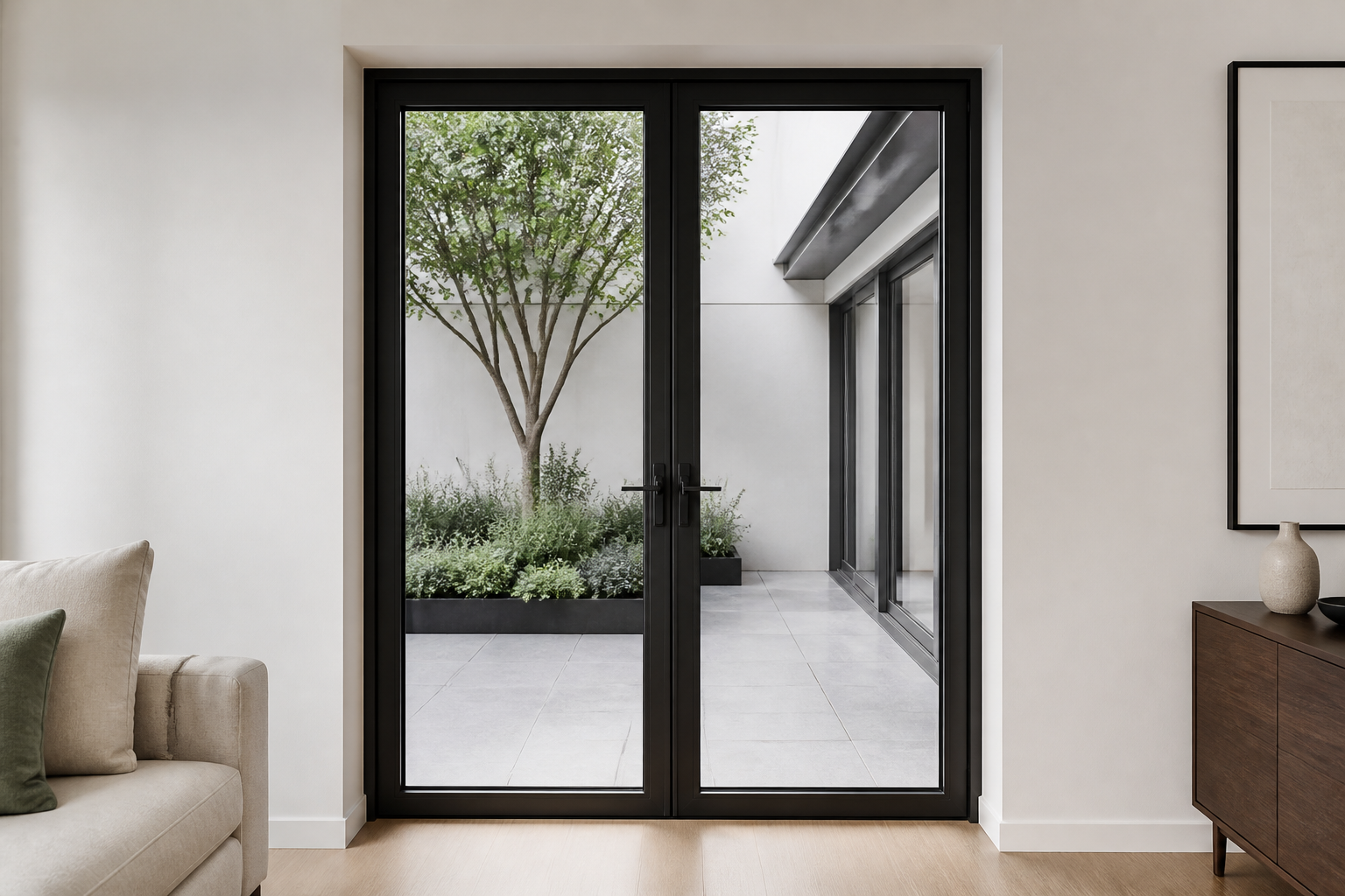 VLX 100 Double Swing / French Door in Doral, FL | Sightline Windows & Doors Doral - detail 6