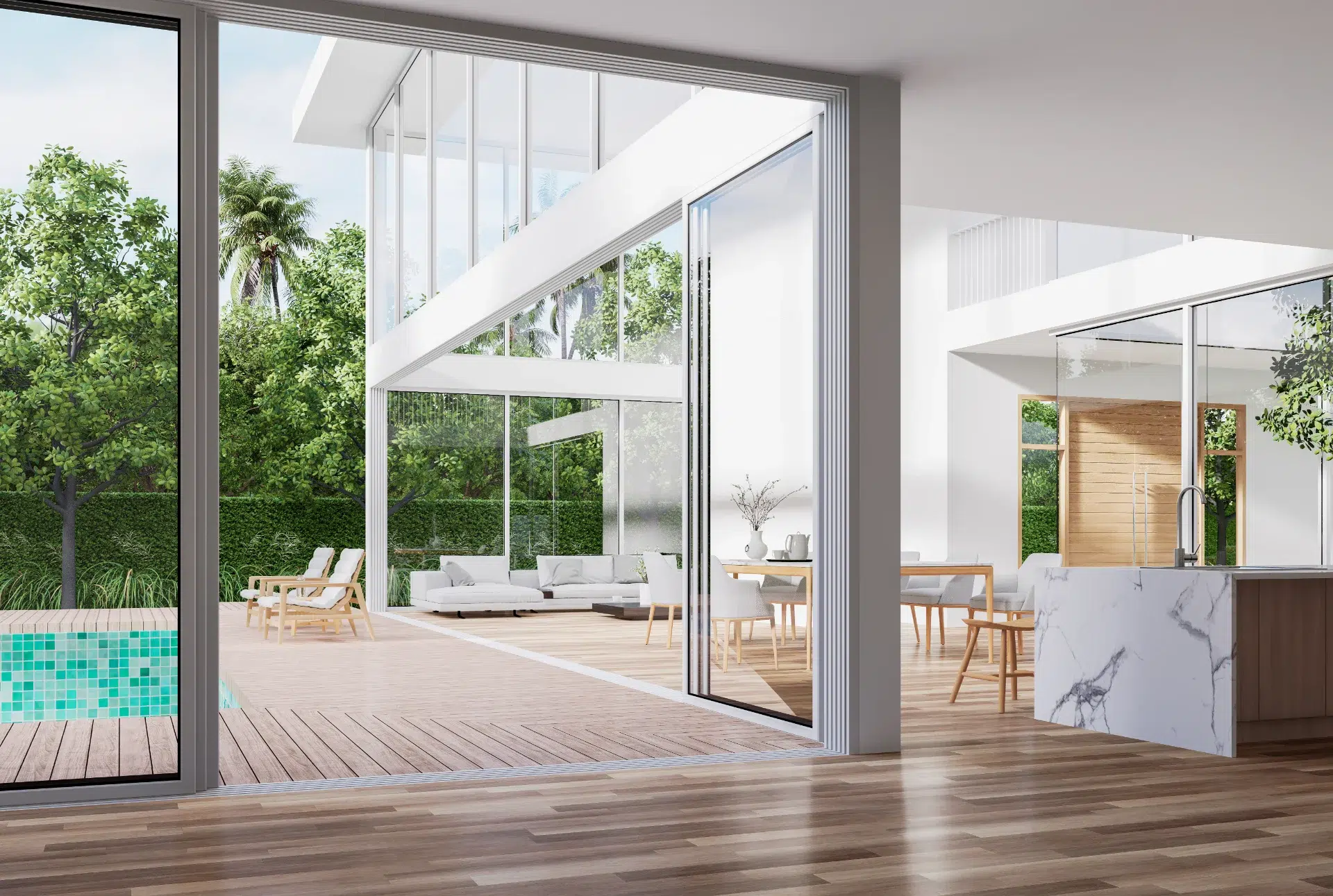 VLX 138 Panoramic Sliding Door in Doral, FL | Sightline Windows & Doors Doral - detail 1